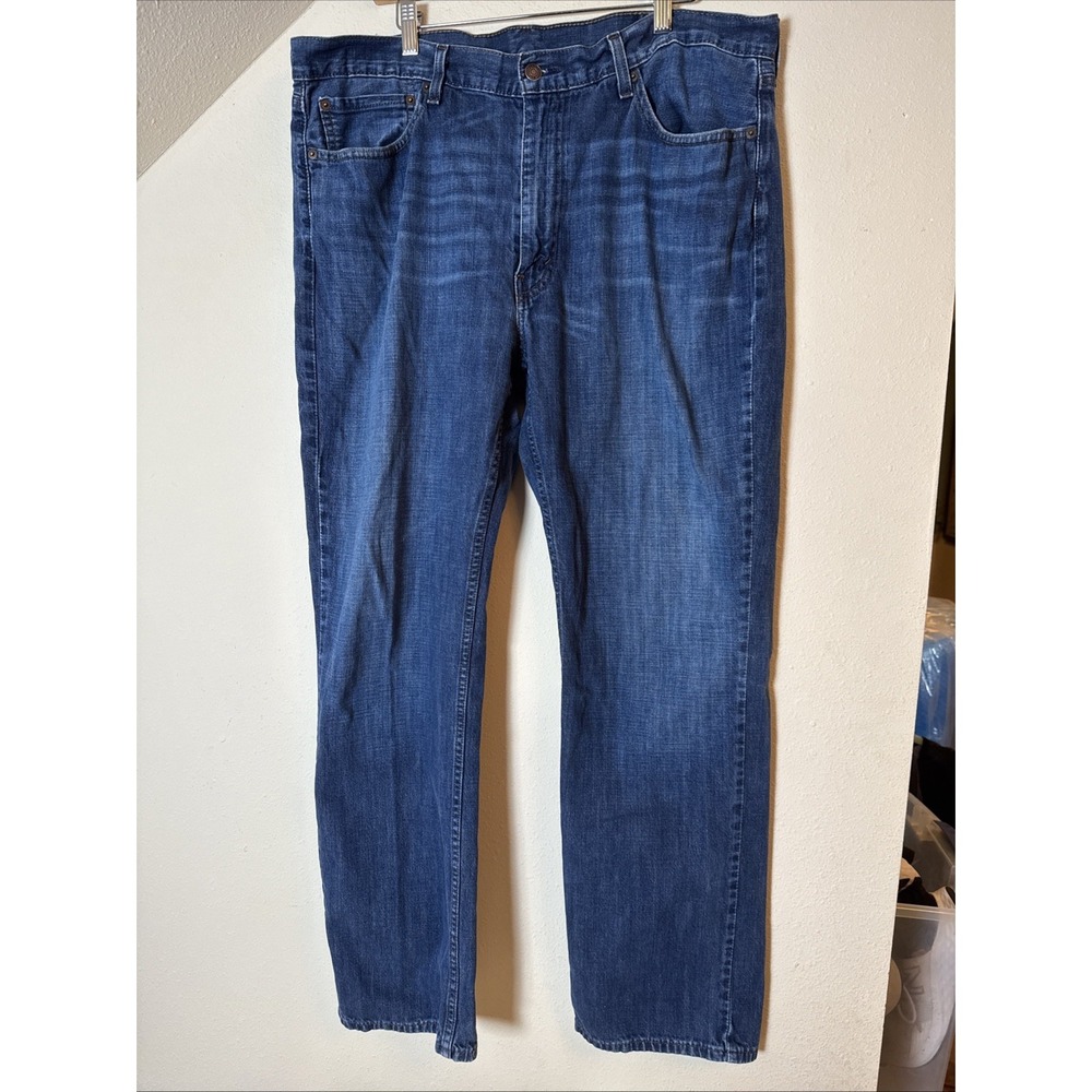 Levis 514 Jeans Mens Size 40 X 32 Blue Casual Straight Leg Denim Pants